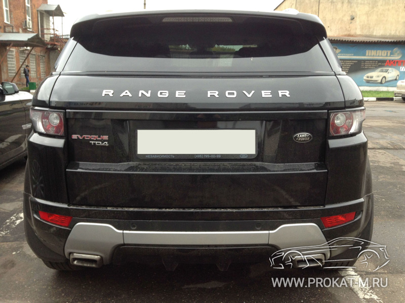 Аренда Range Rover Evoque Черный